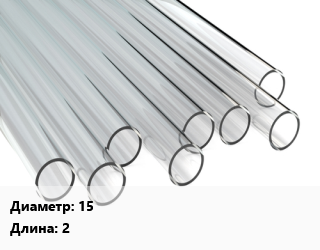 Труба поликарбонатная 15 L=2, шт цена от 478.8 сом / шт, где купить, условия доставки в Оше и Ошской области